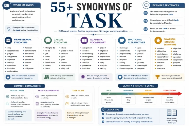 synonym of task
