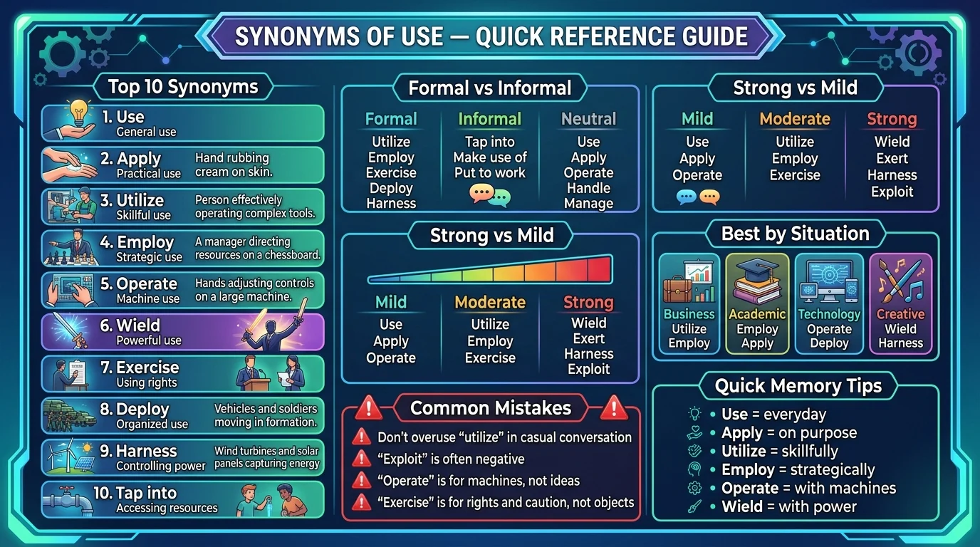 synonym of use