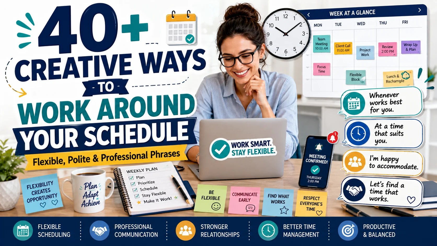 creative ways to work around your schedule
