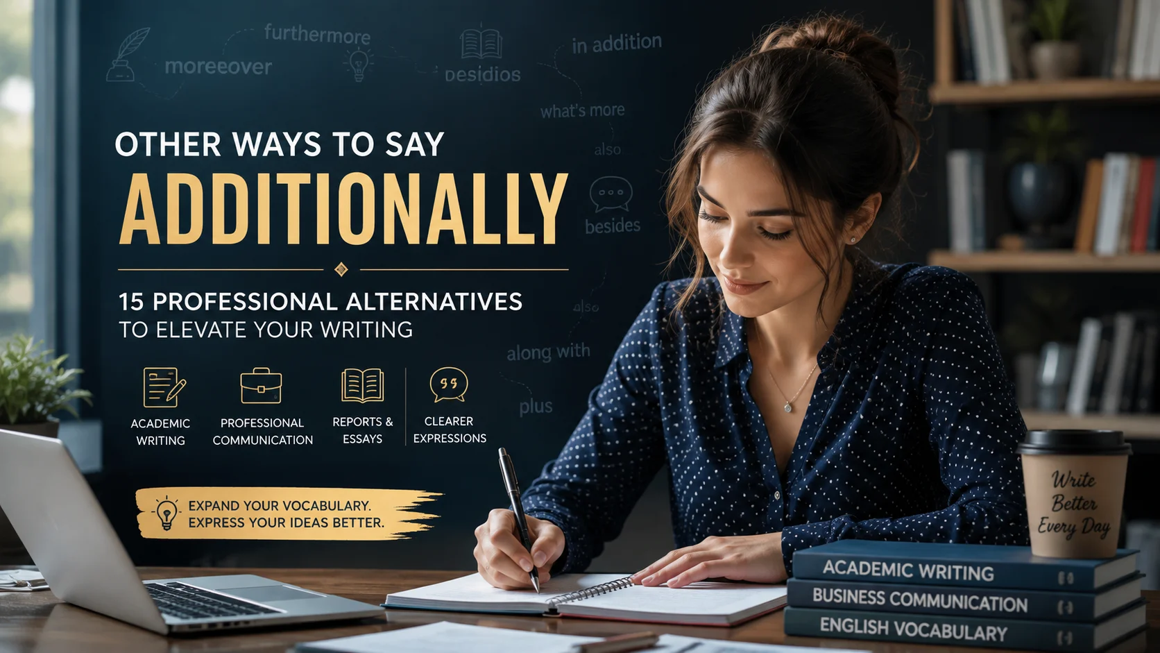 other ways to say additionally