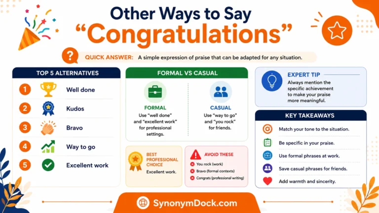 other ways to say congratulations