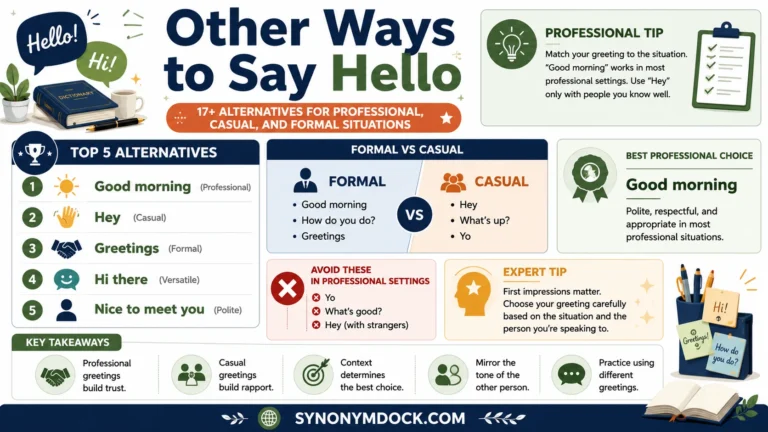 other ways to say hello