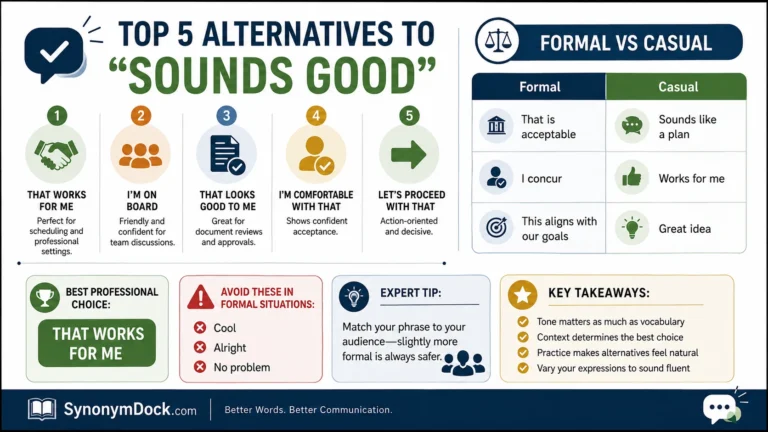 other ways to say sounds good