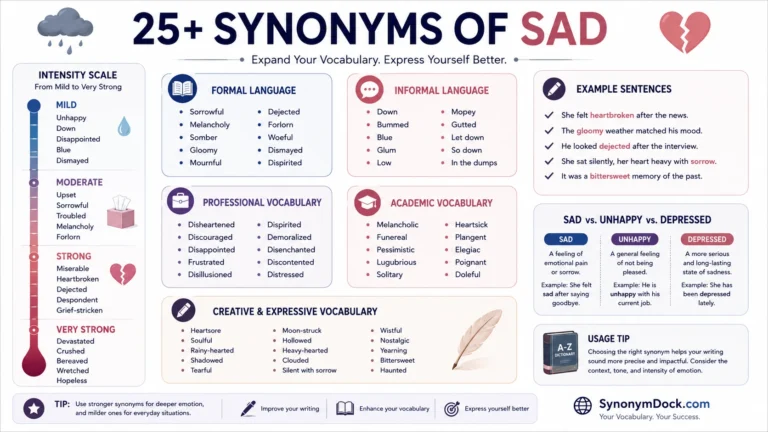 synonym of sad