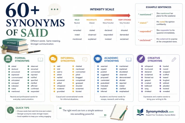 synonym of said