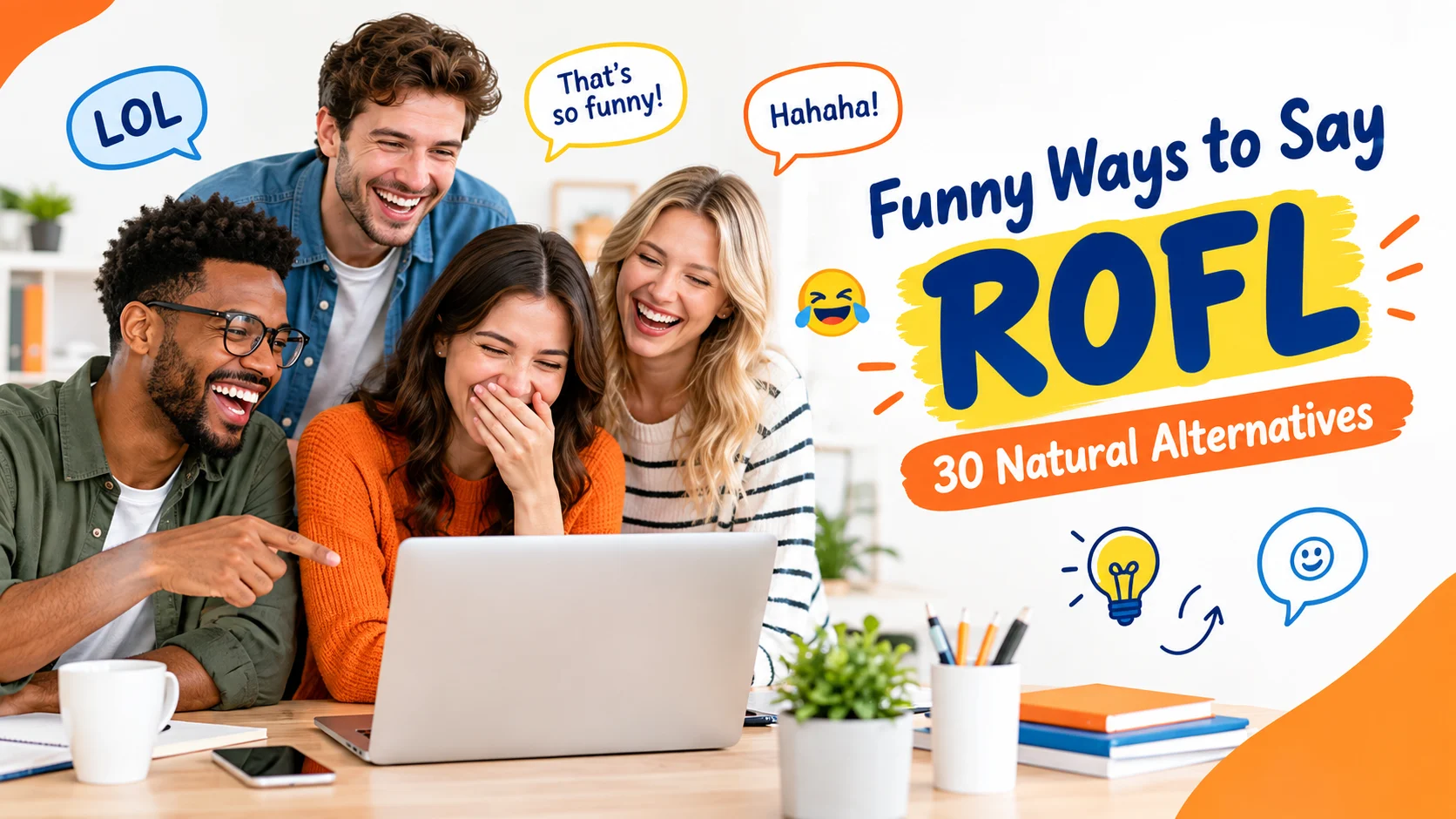 funny ways to say ROFL