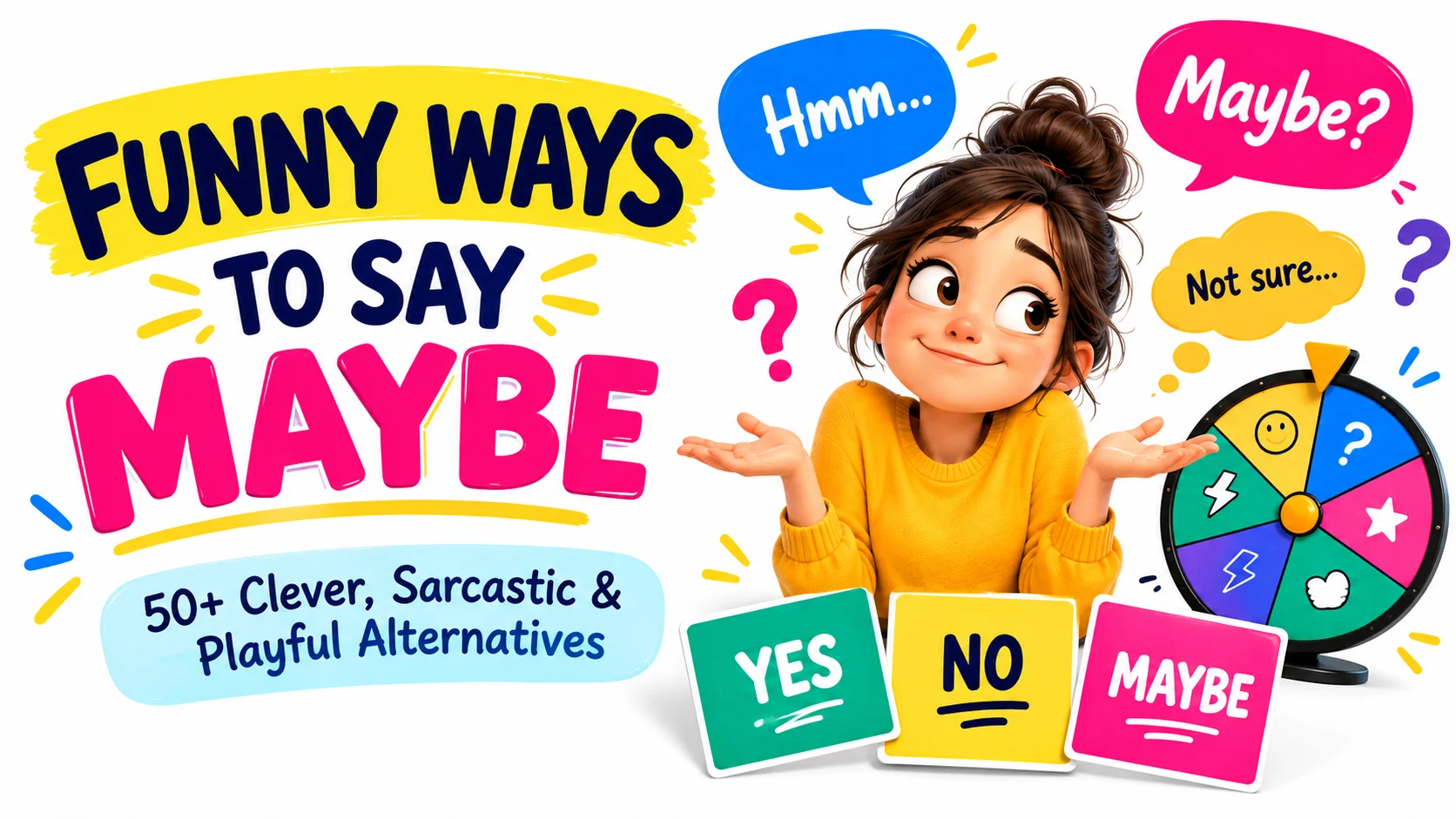 funny ways to say maybe
