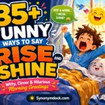 funny ways to say rise and shine