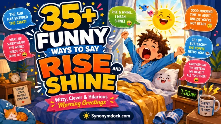 funny ways to say rise and shine