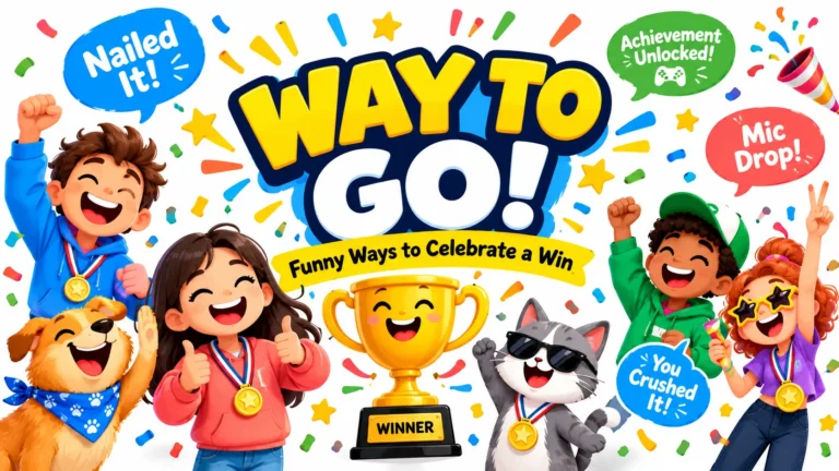 funny ways to say way to go