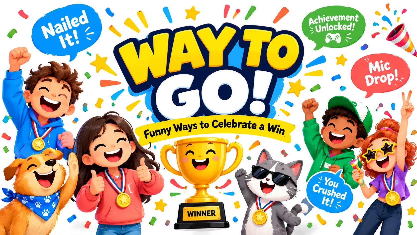 funny ways to say way to go