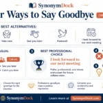 other ways to say goodbye