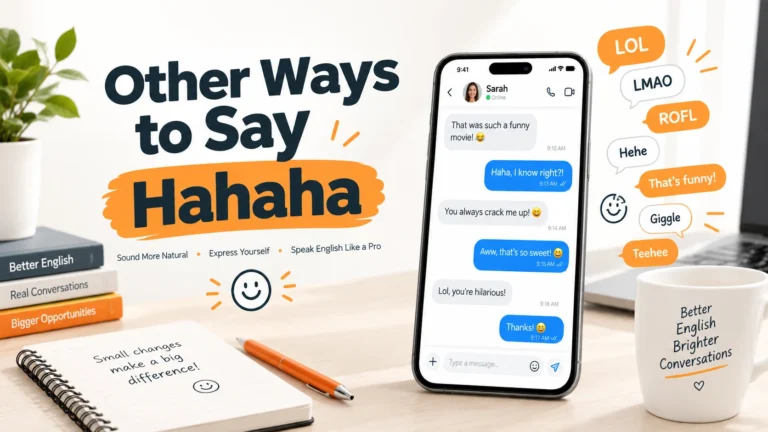 other ways to say hahaha
