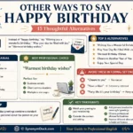 best other ways to say happy birthday