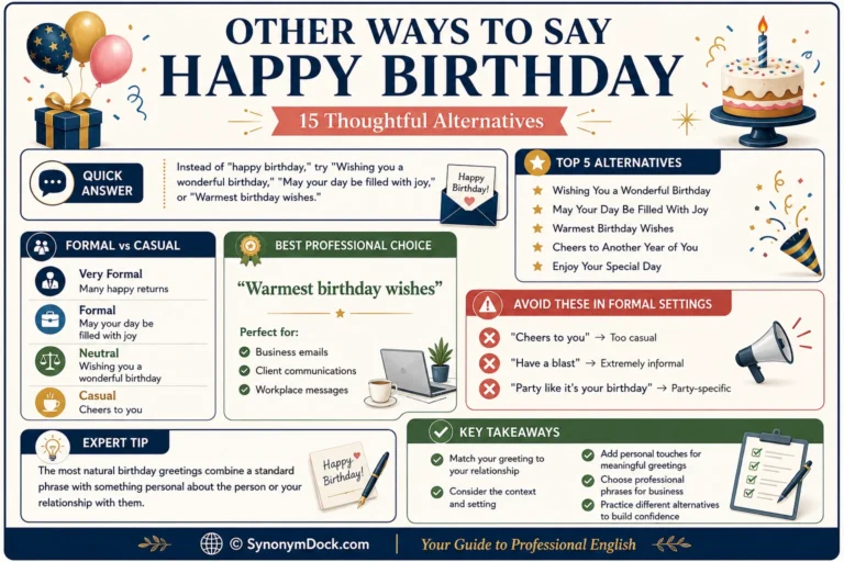 best other ways to say happy birthday