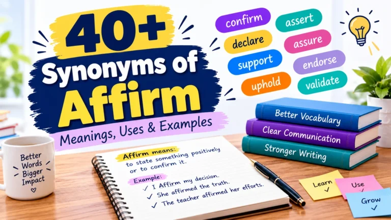 synonym of affirm