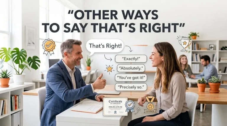 other ways to say that’s right