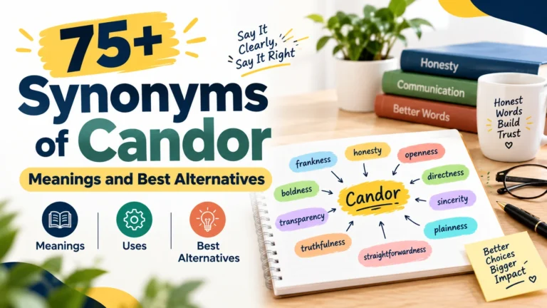 synonym of candor