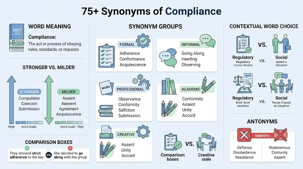 synonym of compliance