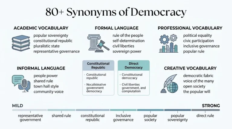 synonym of democracy