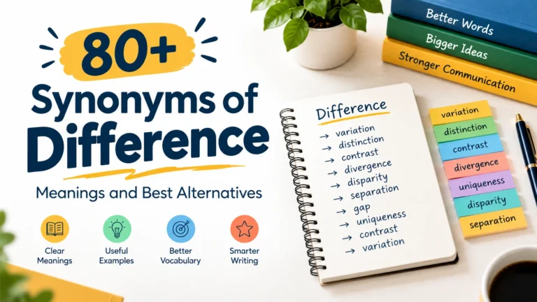 synonym of difference