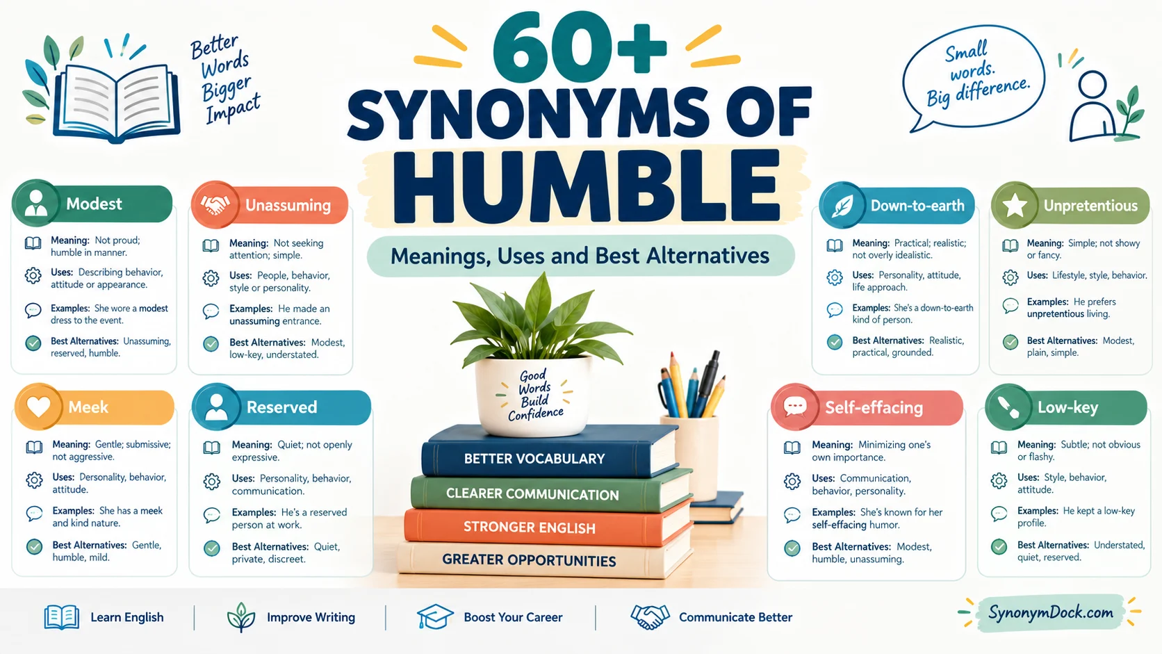 synonym of humble