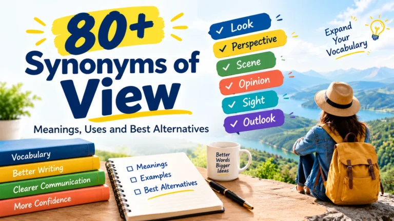 synonym of view